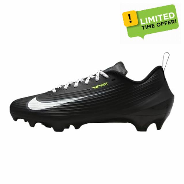 Nike Vapor Speed 3 Football Cleats (Black/Volt Ice/Anthracite)