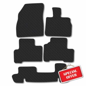 Chery Tiggo 8 Plug in hybrid (2025+) 5mm Rubber Car Mats Compatible Premium Durable Tailored Fit Heavy-Duty Floor Mats Set Accessory Waterproof Durable Custom Fit Water Resistant Easy-Clea