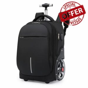 55L Trolley Bags Travel Case Wheeled Backpack Carry on Suitcase Luggage Bag with Wheels