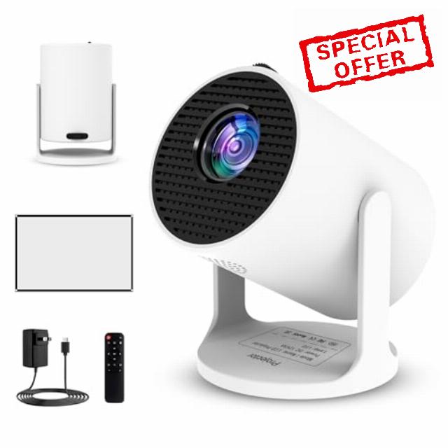 Ultimate 4K Mini Projector with 360° Rotation