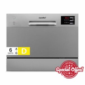 COMFEE' 2026 New Upgraded Table Top Dishwasher with 6 Place Settings