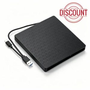 Zunate External Optical Drive Enclosure for 9.5mm CD DVD BD