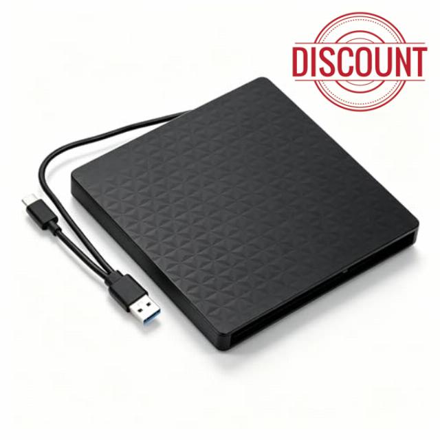 Zunate External Optical Drive Enclosure for 9.5mm CD DVD BD