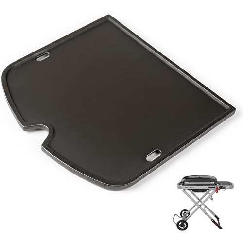 Heavy-Duty Cooking Griddle Plate for Weber Traveler BBQ Outdoor Grill Accessory