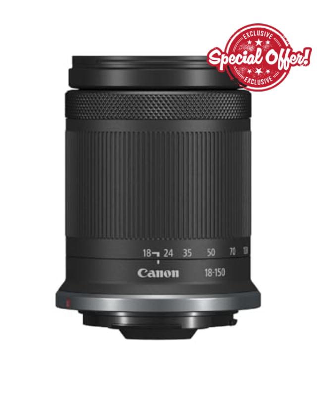 Canon RF-S Lens 18-150mm F3.5-6.3 IS STM - Zoom Camera Lens with 4.5-stop Optical Image Stabilizer for Travel & Wildlife Photography | Canon EOS R System Compatible Camera Lens (Renewed)