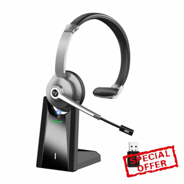 Wireless Headset With Microphone