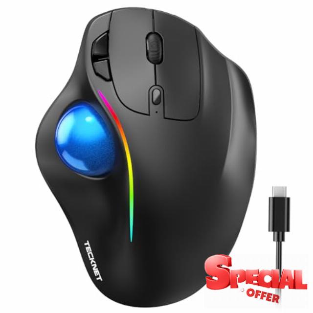 TECKNET Wireless Trackball Mouse