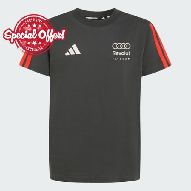 adidas Boy's Audi Formula One Team DNA Tee T-Shi