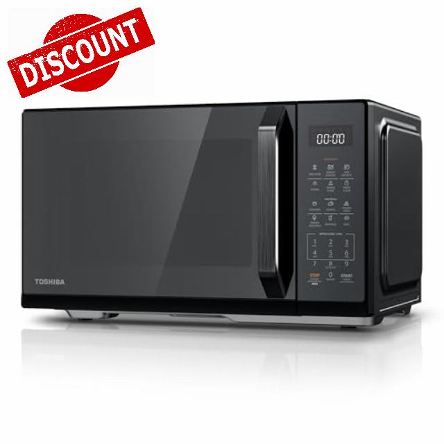Toshiba Black Mirror Microwave 900w 23L Microwave Oven with Digital Display