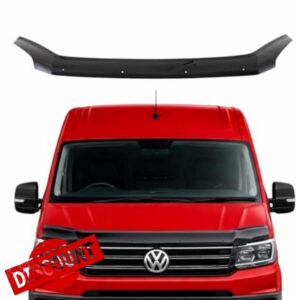 Heavy Duty Bonnet Guard Bug Deflector for VW 2018-2025 - ABS Plastic Bug Guard Wind Deflector - Stone Chip Window Protector - Compatible with VW Crafter 2018-2025
