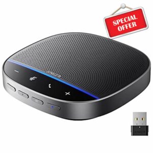 Anker PowerConf S500 Speakerphone with Zoom Rooms and Google Meet Certifications