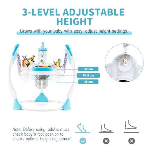 Baby Activity Center with 360° Rotating Seat