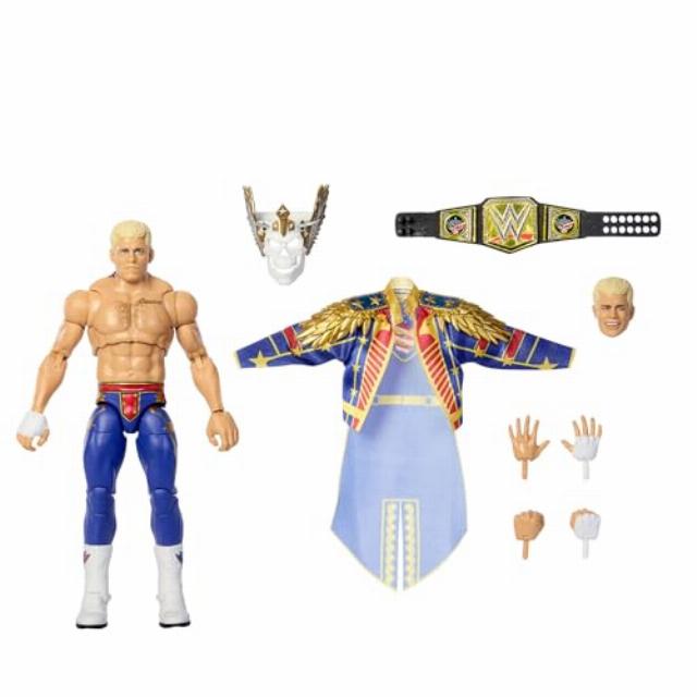 ​Mattel WWE Ultimate Edition Action Figure & Accessories Including Swappable Heads & Hands