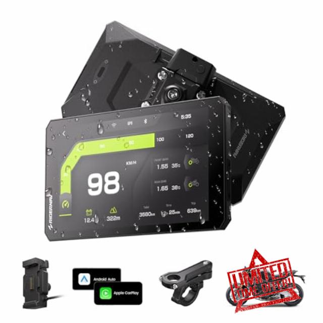R7X Wireless Motorcycle Apple CarPlay & Android Auto Screen