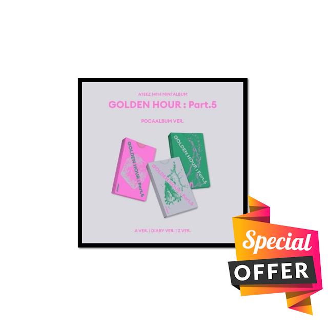 A.TEEZ GOLDEN HOUR : Part.5 [POCAALBUM 3 Ver Set] 14th Mini Album