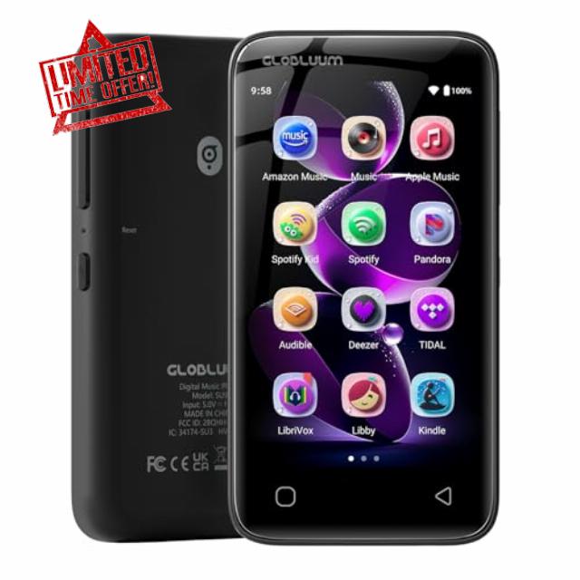 160GB MP3 Player with Bluetooth 5.0 and WiFi