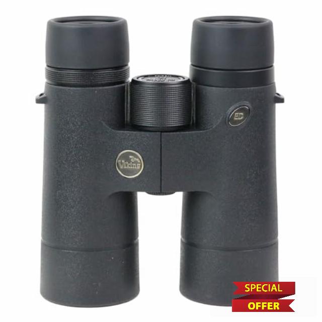 Viking Osprey ED Premium Binoculars – Lightweight Waterproof Pocket Binoculars with Flat Field Optics