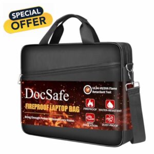 DocSafe Fireproof Laptop Bag 15 15.6 Inch