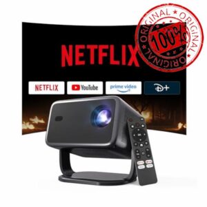 [Officially-Licensed APP & Native 1080P] Smart Projector with 4K Support