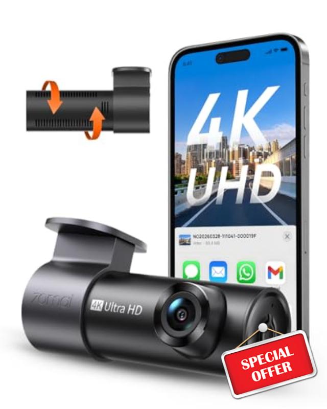 70mai Dash Cam M310 Plus 4K
