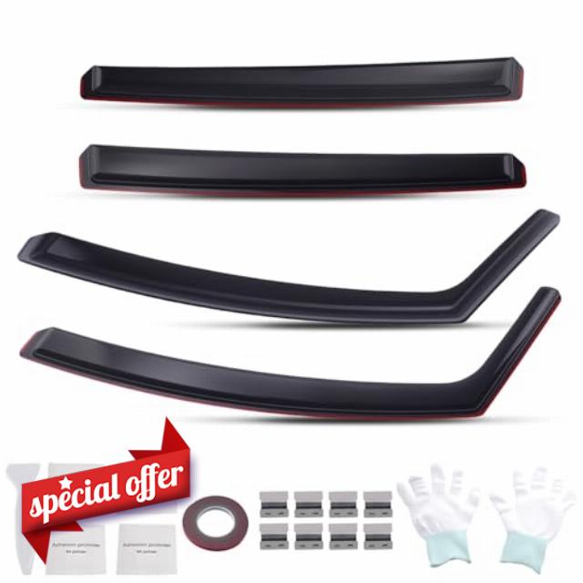 maXpeedingrods Wind Deflectors for Peugeot 3008 MK1 5-Door Hatchback/SUV 2008-2016