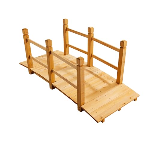 Pond & Path – Small Wooden Bridge for Landscaping