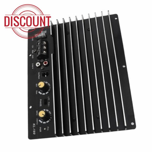 1000W 12V Car Amplifier – High-Power Mono Subwoofer Amp with Built-in Crossover