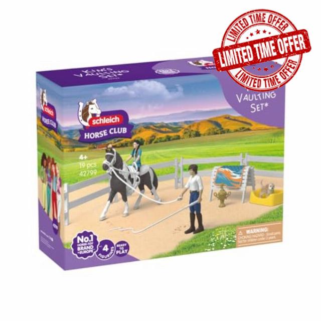 Schleich HORSE CLUB | Kim's Vaulting Set 42799