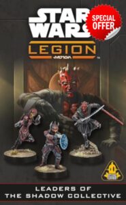 Asmodee | Star Wars: Legion - Leaders of the Shadow Collective | Miniatures Game | Ages 14+ | 2 Players | 90 Minutes Playing Time