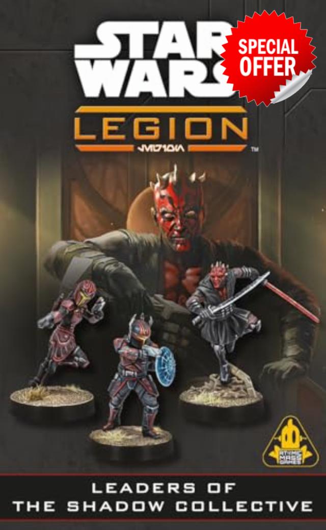 Asmodee | Star Wars: Legion - Leaders of the Shadow Collective | Miniatures Game | Ages 14+ | 2 Players | 90 Minutes Playing Time