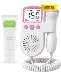 Gel for Doppler Monitor - Heartbeat Monitor Pregnancy Baby Movement for Mother