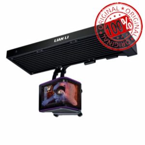 Lian Li Hydroshift II OLED Curved 360 Liquid CPU Cooler - Flexible Slide-Tube Clamp Coolant Pathway - Adjustable 6.67" 2K Screen - 3D Animation Effects - LGA 1851/1700