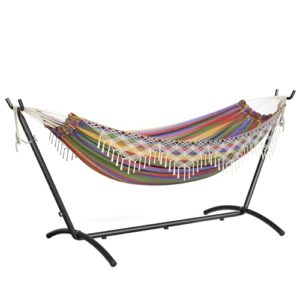 Bohemian Style Portable Garden Double Hammock