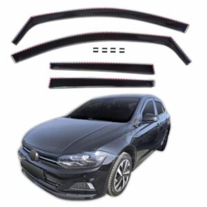 J&J AUTOMOTIVE Wind Deflectors for VW Polo 5 Door 2017-up 4pcs