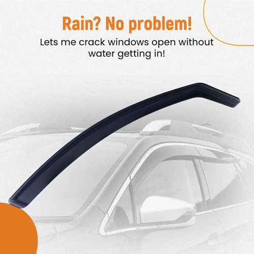 Rain Guards Rain Guard Set Acrylic Window Visors