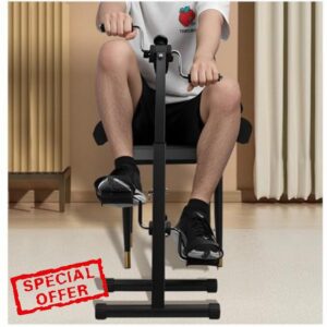 Upper & Lower Limb Rehabilitation Exercise Bike for Seniors & Adults - Home Pedal Exerciser for Arm & Legs
