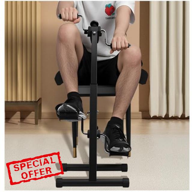 Upper & Lower Limb Rehabilitation Exercise Bike for Seniors & Adults - Home Pedal Exerciser for Arm & Legs