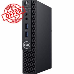 DELL OptiPlex 3070 USFF Mini Micro PC i5-9500T 8GB 256GB SSD Wi-Fi Windows 11 Pro (Renewed)