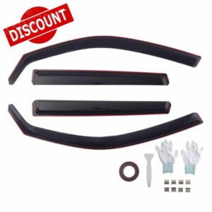 maXpeedingrods Wind Deflectors for Suzuki Vitara MK2 5-Door SUV 2014-Onwards Acrylic 1.5mm
