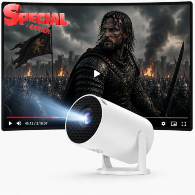 4K 1080P Mini Projector