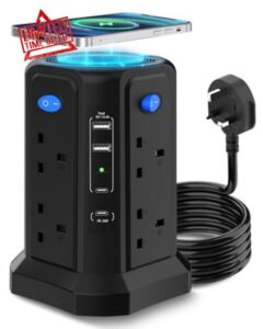 Tower Extension Lead with USB Slots