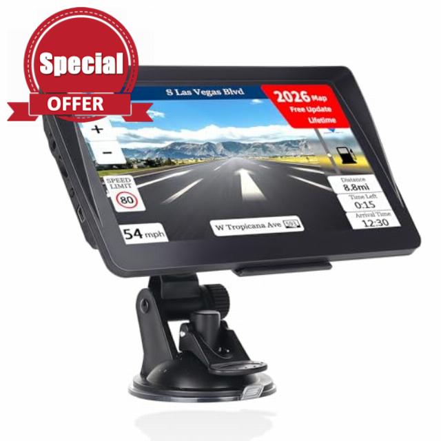 7-Inch GPS Navigation for Car & HGV