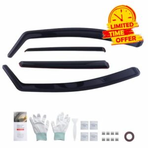 maXpeedingrods Front Rear Wind Deflectors for Ford Fiesta MK8 5-Door 2017-2023 Rain Guards Hatchback