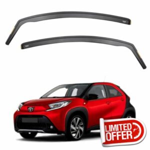 ISPEED Wind Deflectors For Toyota Aygo X 2022-2027 5-Door SUV Wind Deflectors 2pc Set (Front Only) | Keep Your Car Ventilated In Rain & Wind