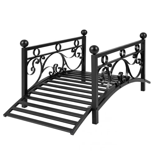 Outdoor Pond Bridges with Safety Railings