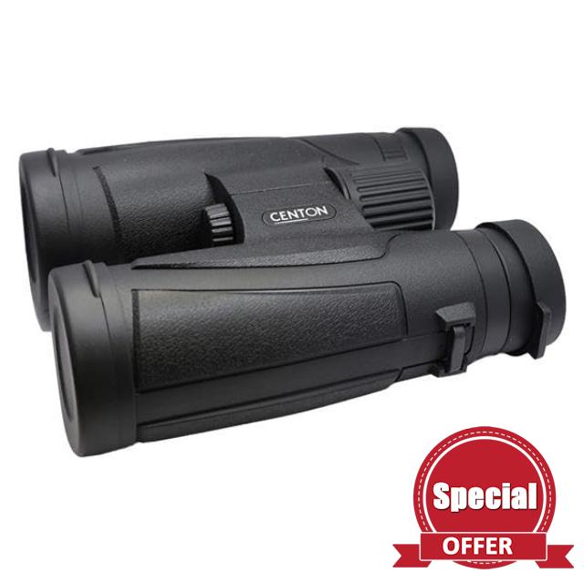 Centon 10x42 Full Size Waterproof Binoculars with BAK4 Optics