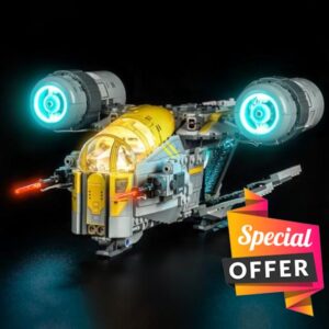 LocoLee LED Light Set Compatible with LEGO 75447 The Razor Crest Lighting Kit Compatible with LEGO 75447 Building Blocks Model Only Lights Set