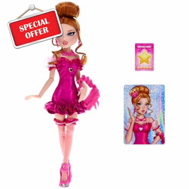 Dress To Impress - Lovely Hearts Fashion Doll - Series 1-11.5-Inch Tall - Includes DLC Code Redeemable on Roblox - Officially Licensed Doll by PhatMojo