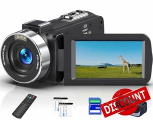 8K Camcorder for YouTube Camcorder with 3.0 Inch IPS Scree