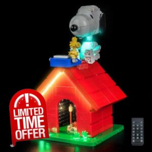 LocoLee LED Light Set Compatible with LEGO Ideas Peanuts: Snoopy's Doghouse